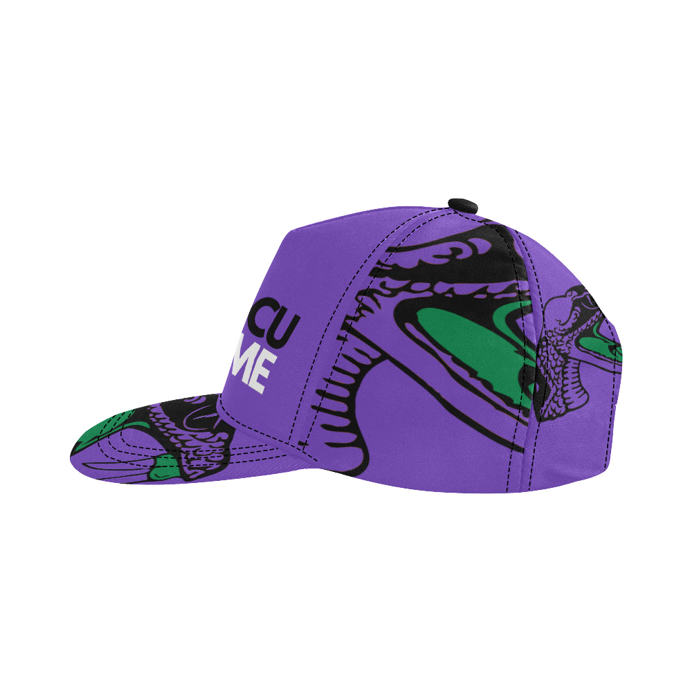 MY HBCU MADE ME Snapback Hat Purple