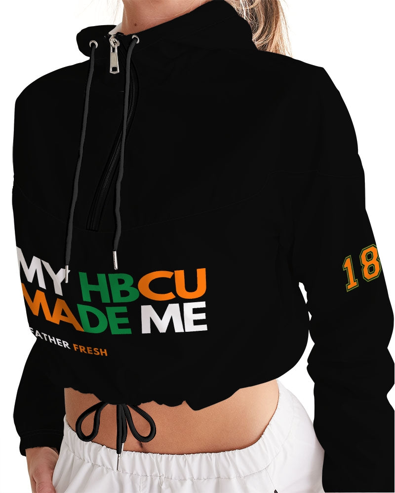 MY HBCU  Women's Cropped Windbreaker