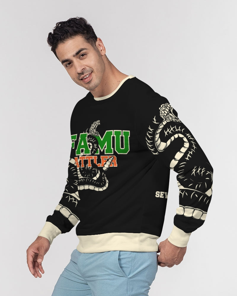 The* Nation of Rattlers Men's Classic French Terry Crewneck Pullover