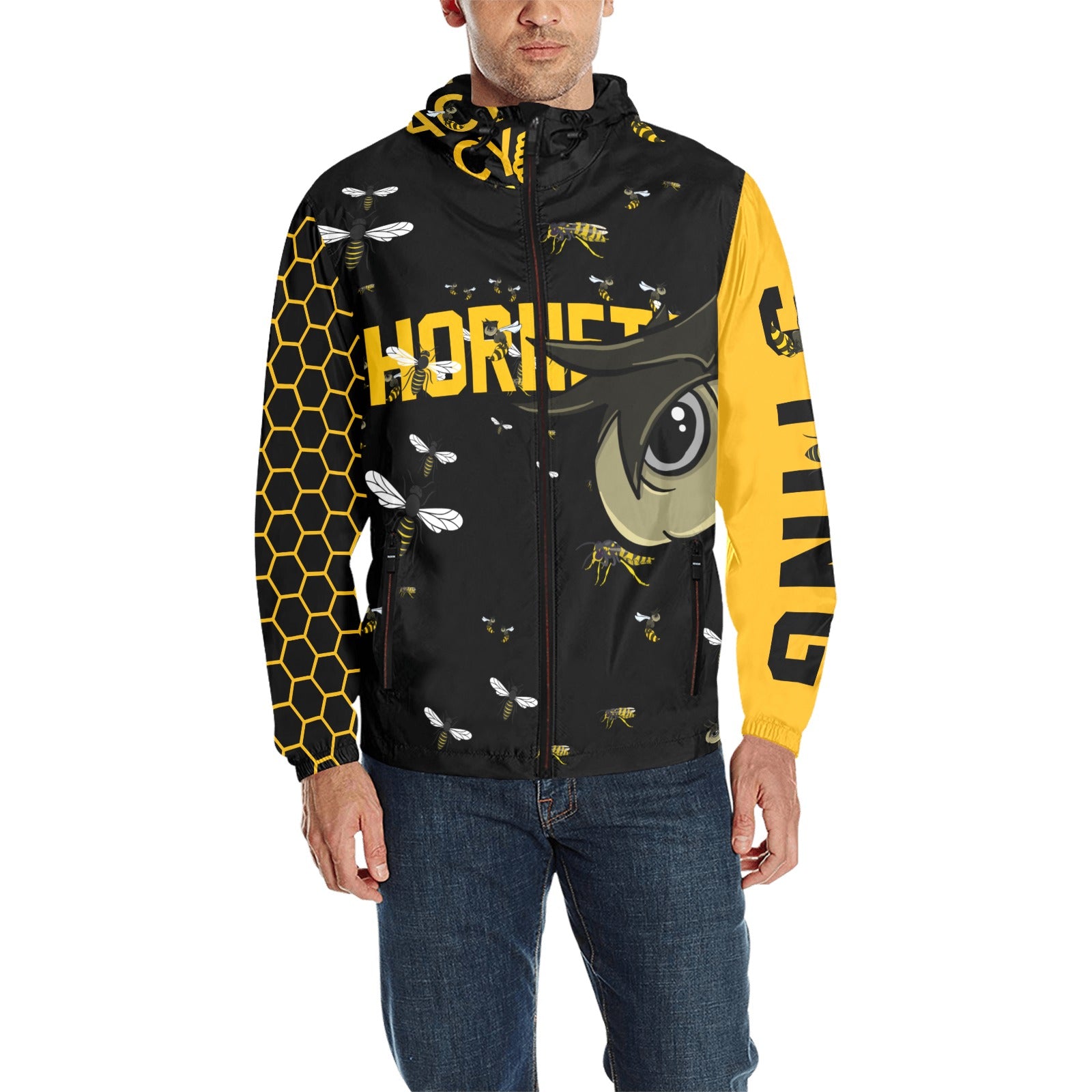 ASU Hornets All Over Print Quilted Windbreaker