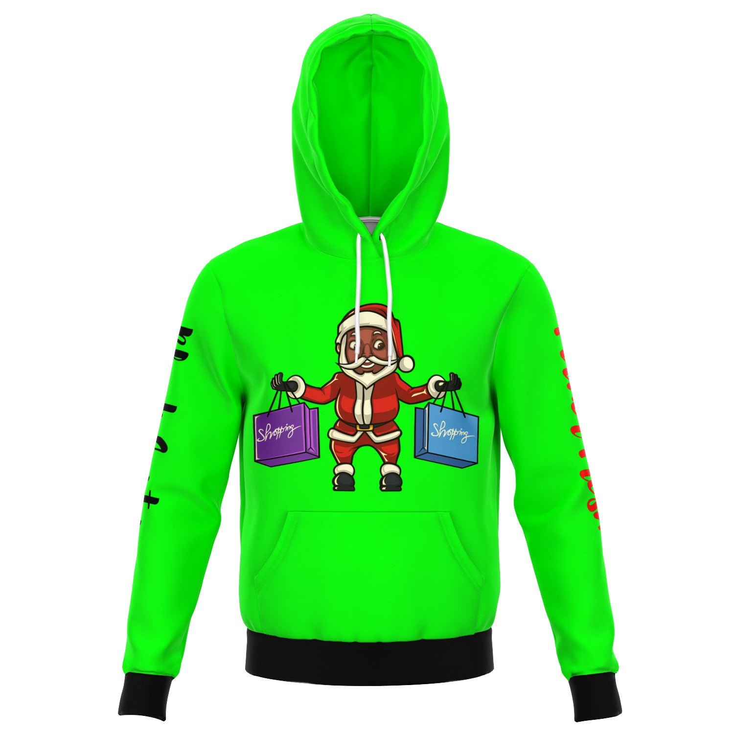 Neon Santa Hoodie