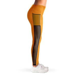 FF Tangerine Tights - With Pockets