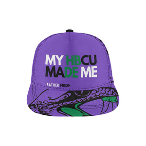 MY HBCU MADE ME Snapback Hat Purple