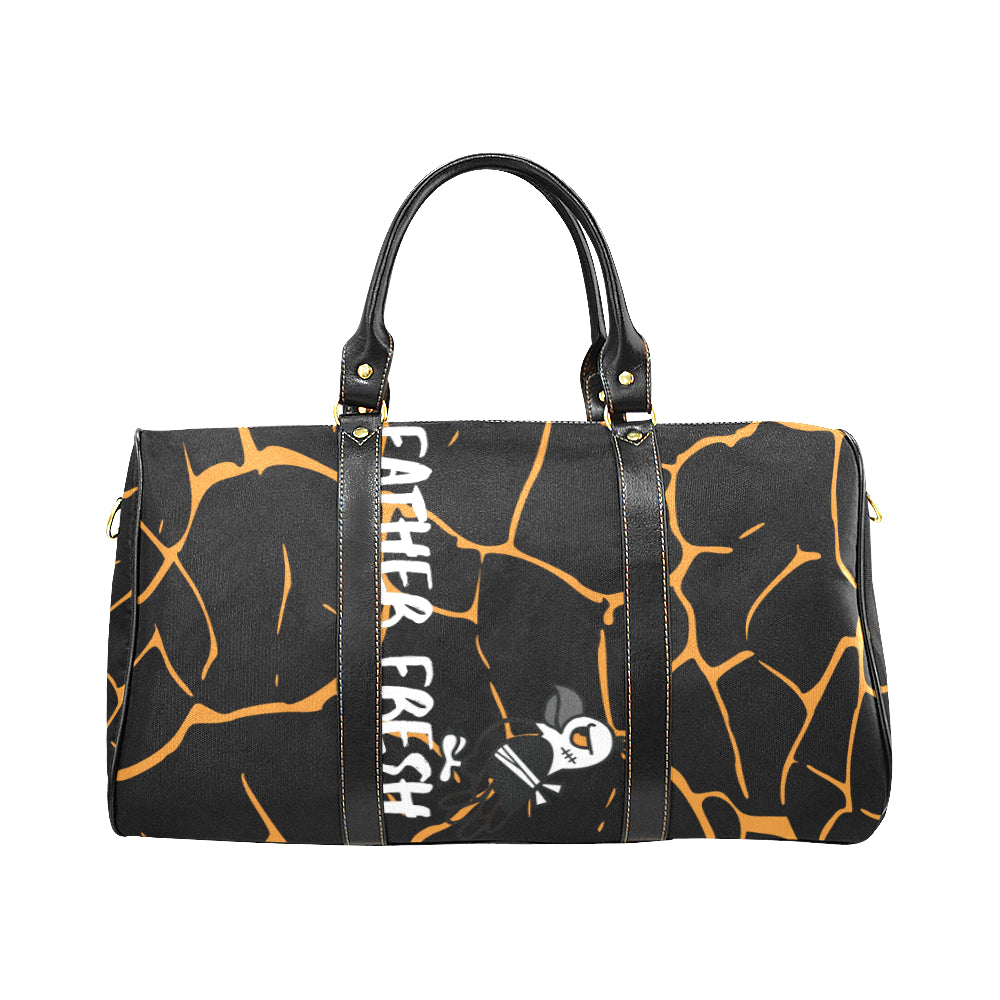 FATHER FRESH Giraffe Print Waterproof Large Travel Bag