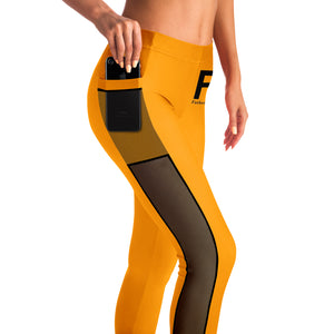 FF Tangerine Tights - With Pockets