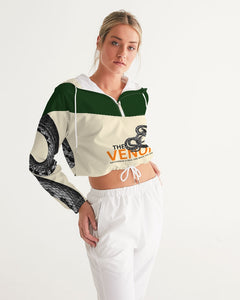 The Nation of Rattlers Women's Cropped Windbreaker