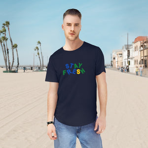 Stay Fresh Men's Jersey Curved Hem Tee