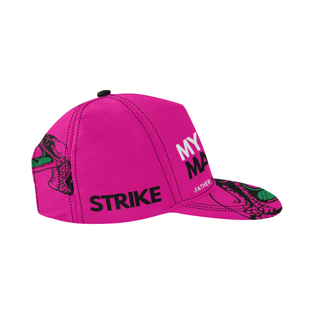 MY HBCU MADE ME Snapback Hat Pink