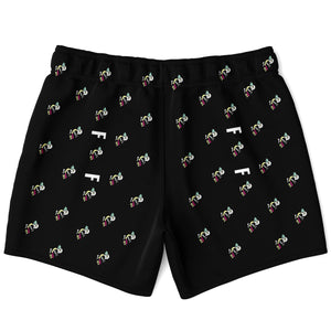 FF 'Vulture' Black Swim Trunks