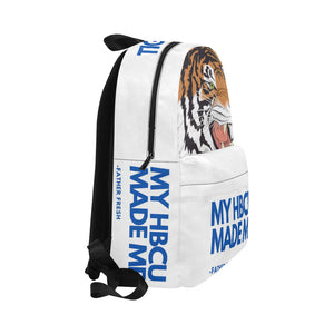 Tigers White Unisex Classic Backpack