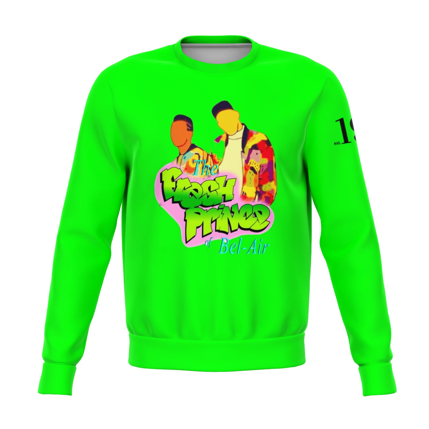 Bel-Air - Neon Green Sweatshirt