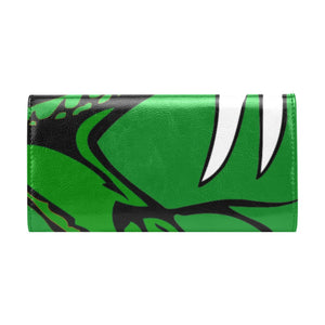 Rattler Green Women's Flap Wallet