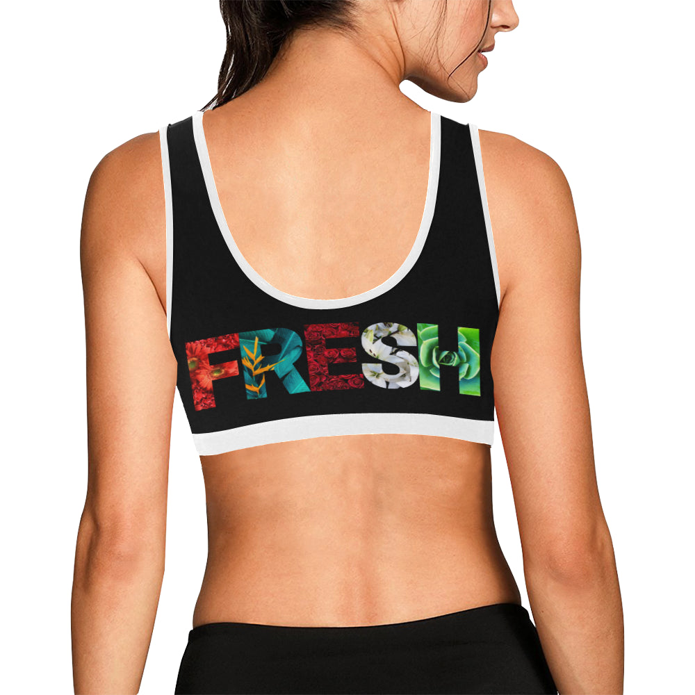 Floral Fresh Sports Bra