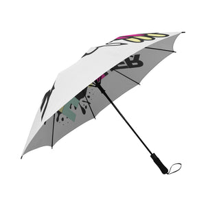 Vulture Fresh White Semi-Automatic Foldable Umbrella