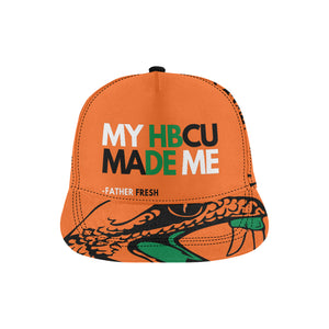 MY HBCU MADE ME Snapback Hat Orange