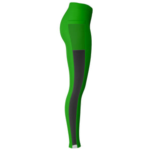 Wavy Leggings Green