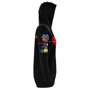 Poetry Slam Hoodie Dress