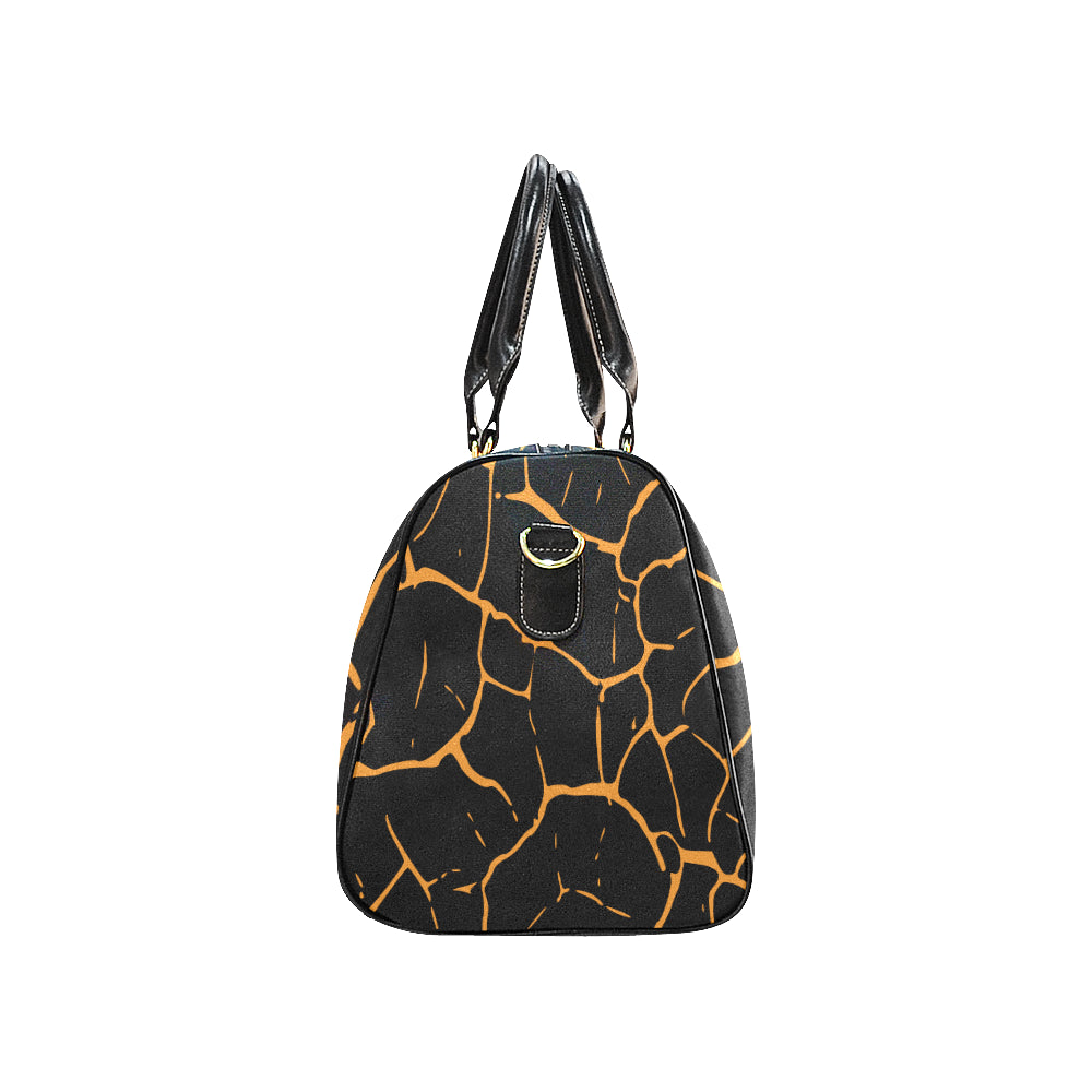 FATHER FRESH Giraffe Print Waterproof Large Travel Bag