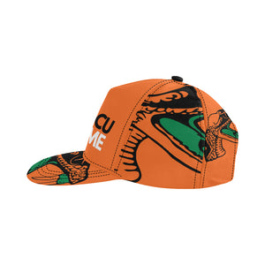 MY HBCU MADE ME Snapback Hat Orange