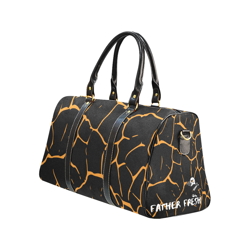 FATHER FRESH Giraffe Print Waterproof Large Travel Bag