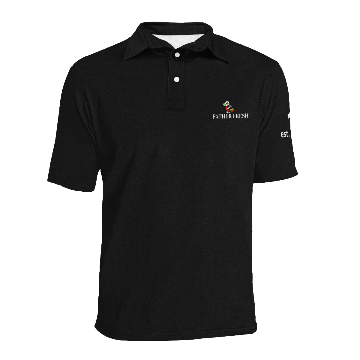 FF Vulture 'Blackout' Polo Men's All Over Print Polo Shirt (Model T55)