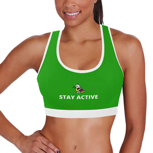 Apple Green Sports Bra