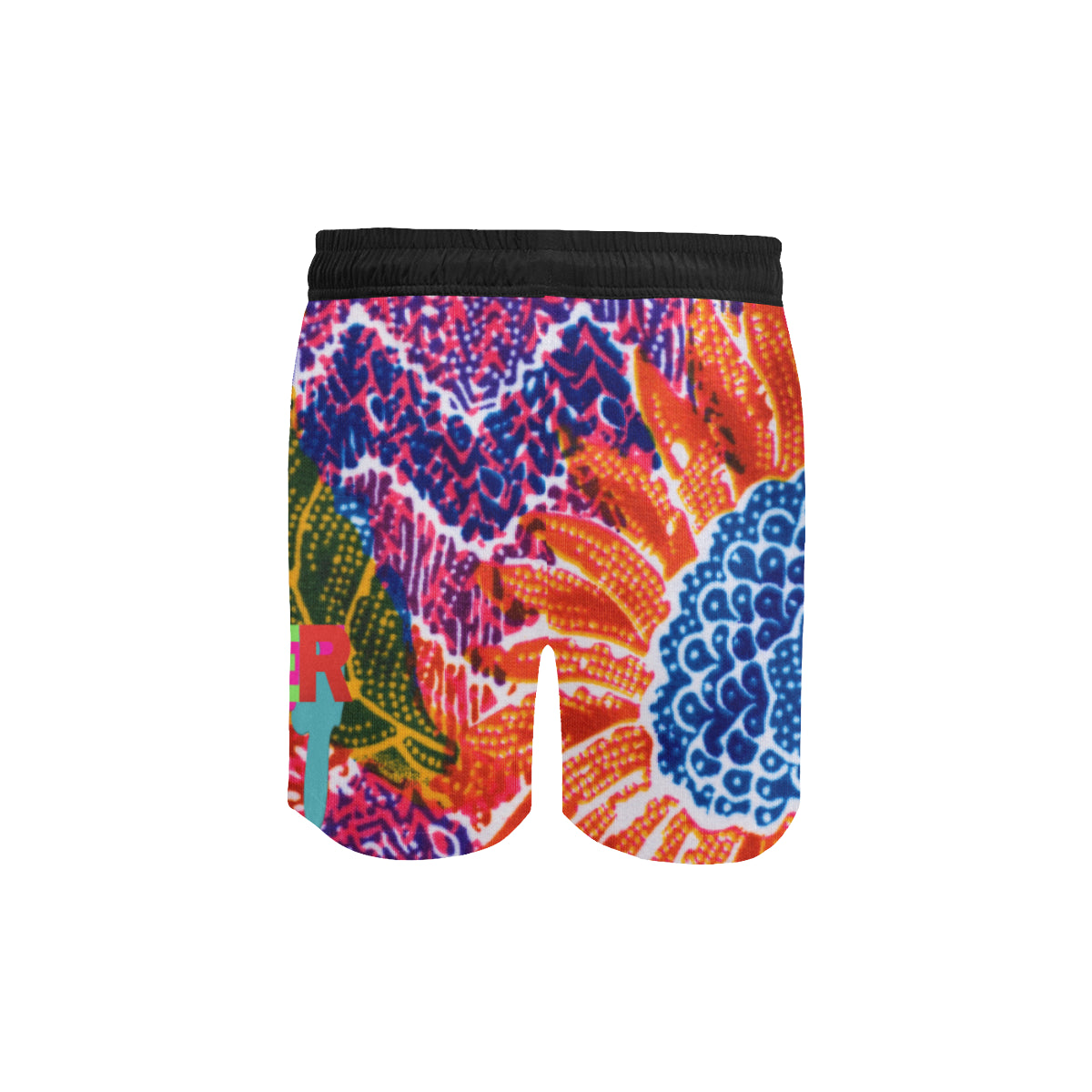 Beach Shorts Floral Men's Mid-Length Swim Shorts (Model L39)