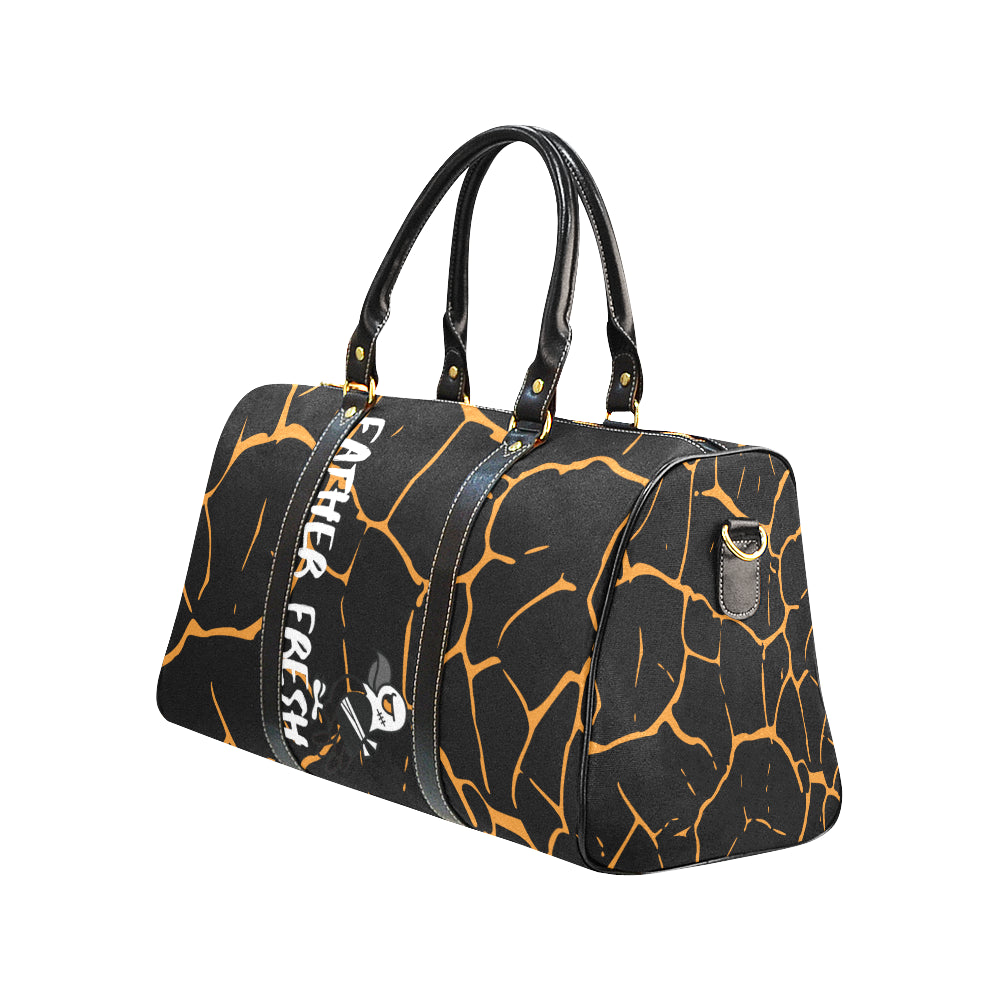 FATHER FRESH Giraffe Print Waterproof Large Travel Bag