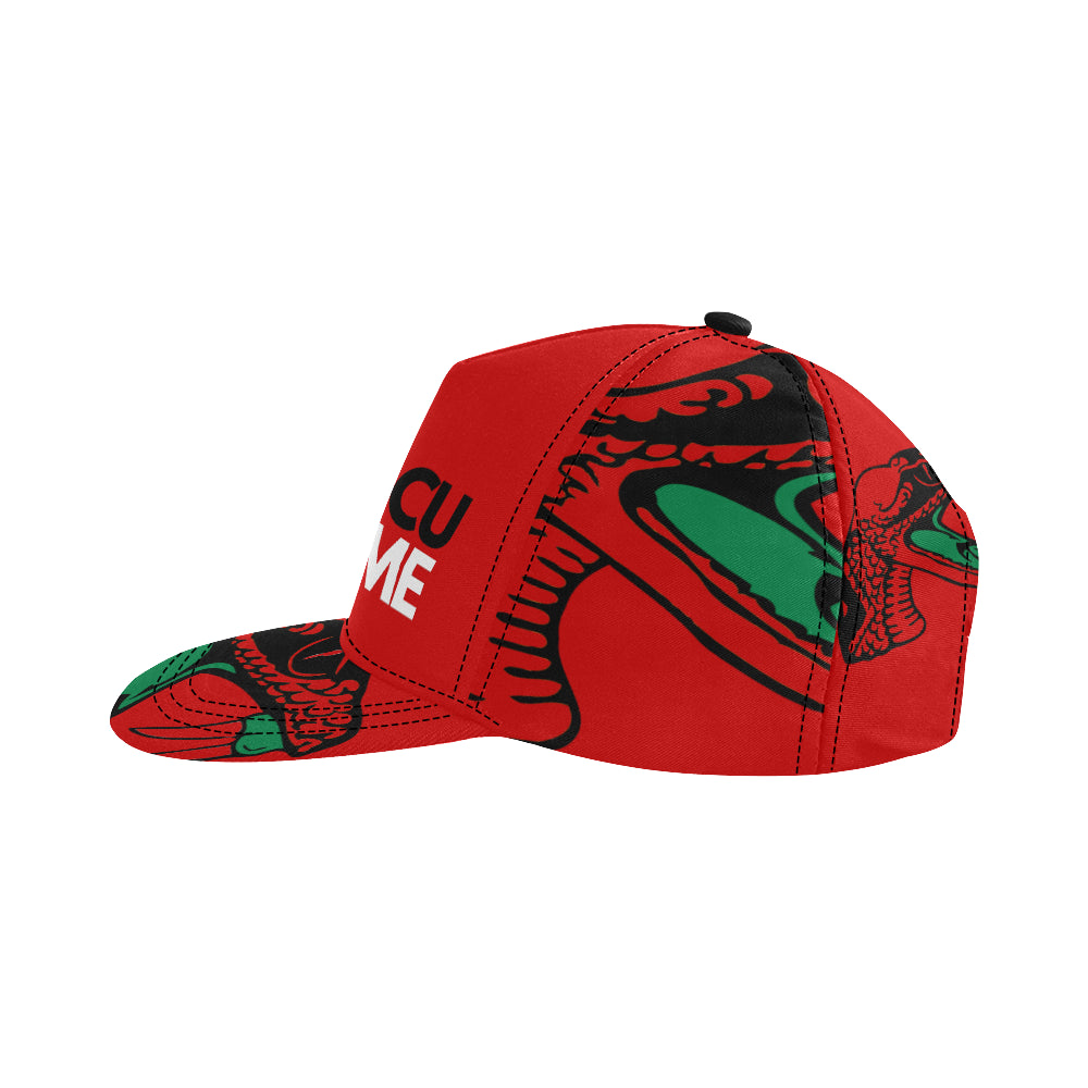 MY HBCU MADE ME Snapback Hat Red