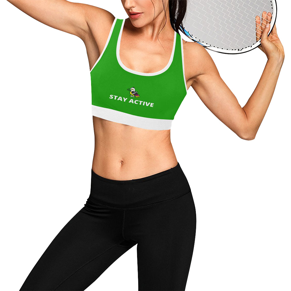 Apple Green Sports Bra