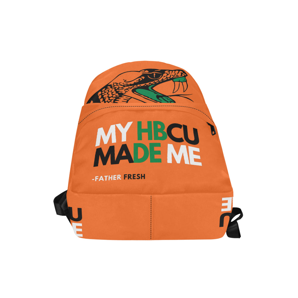 MY HBCU MADE ME Backpack Orange