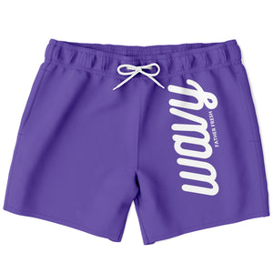 Wavy Swim Trunks - Eggplant