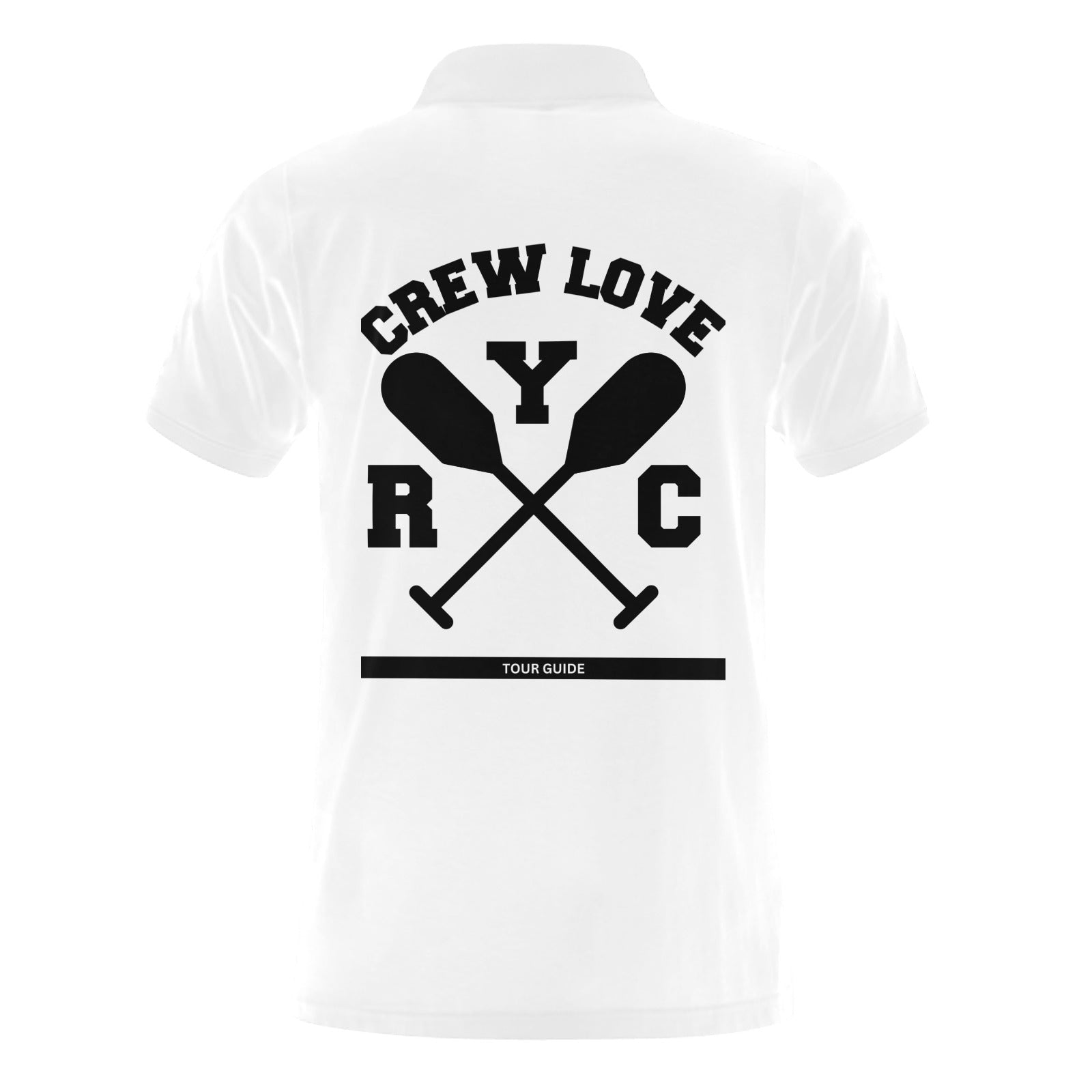 Crew Love RYC White/Black Men's Polo Shirt