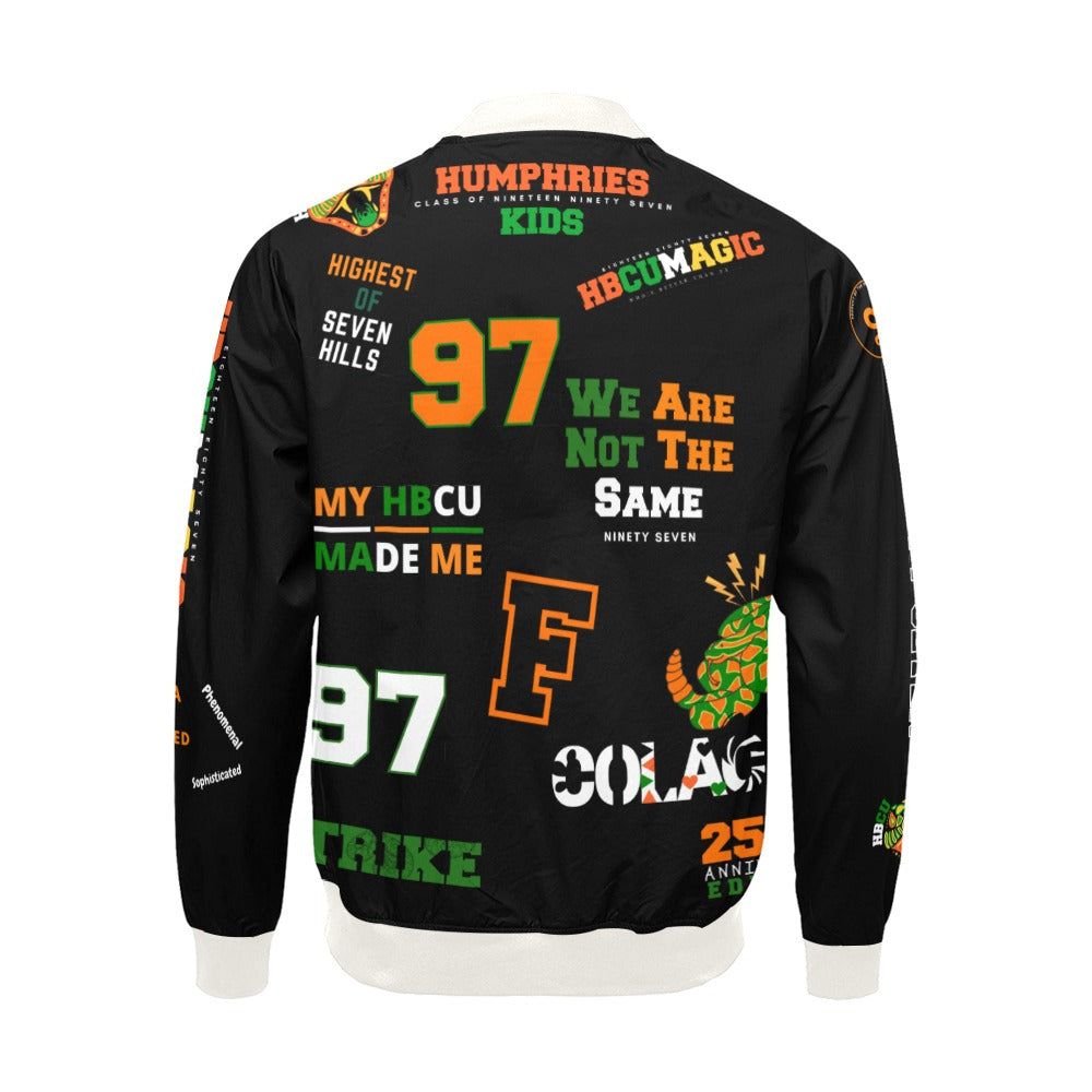 Class of 97 All Over Print Bomber Jacket for Men