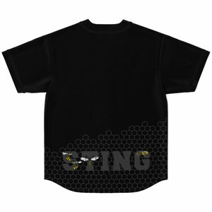 ASU Black on Black Baseball Jersey