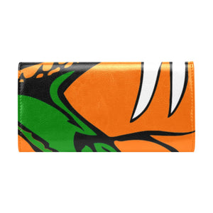 Rattler Green Women's Flap Wallet