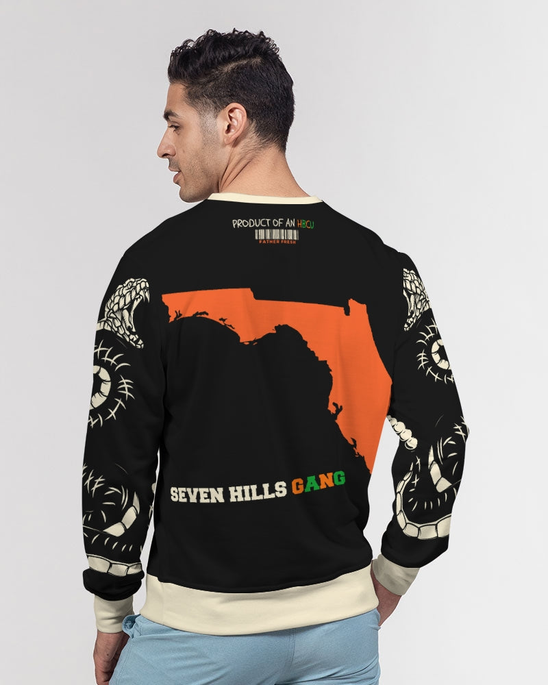 The* Nation of Rattlers Men's Classic French Terry Crewneck Pullover