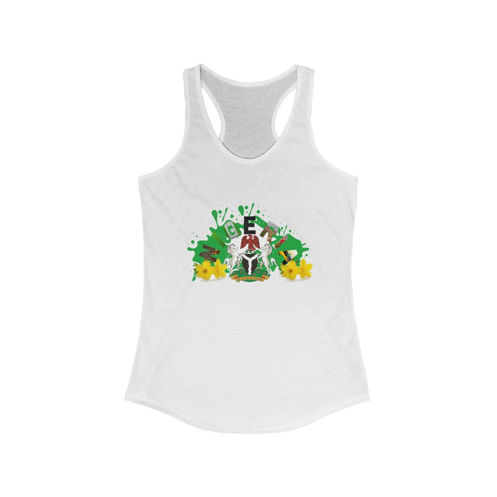 LIMITED EDITION Nigeria - Women's Ideal Racerback Tank