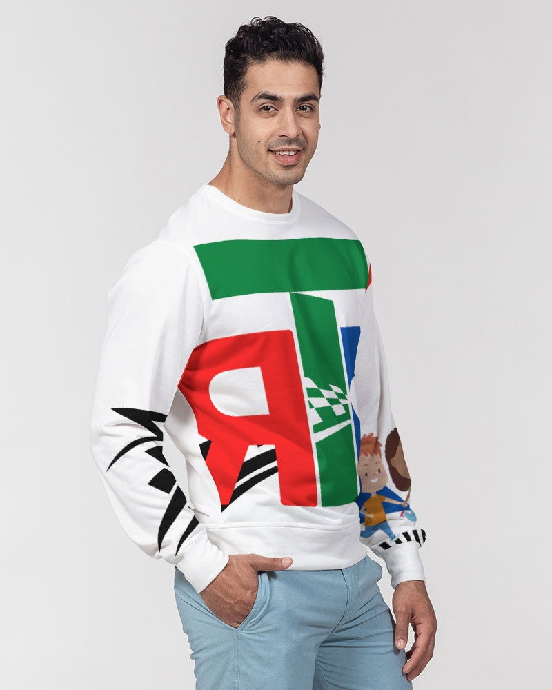 RACE TO KINDNESS Men's Classic French Terry Crewneck Pullover