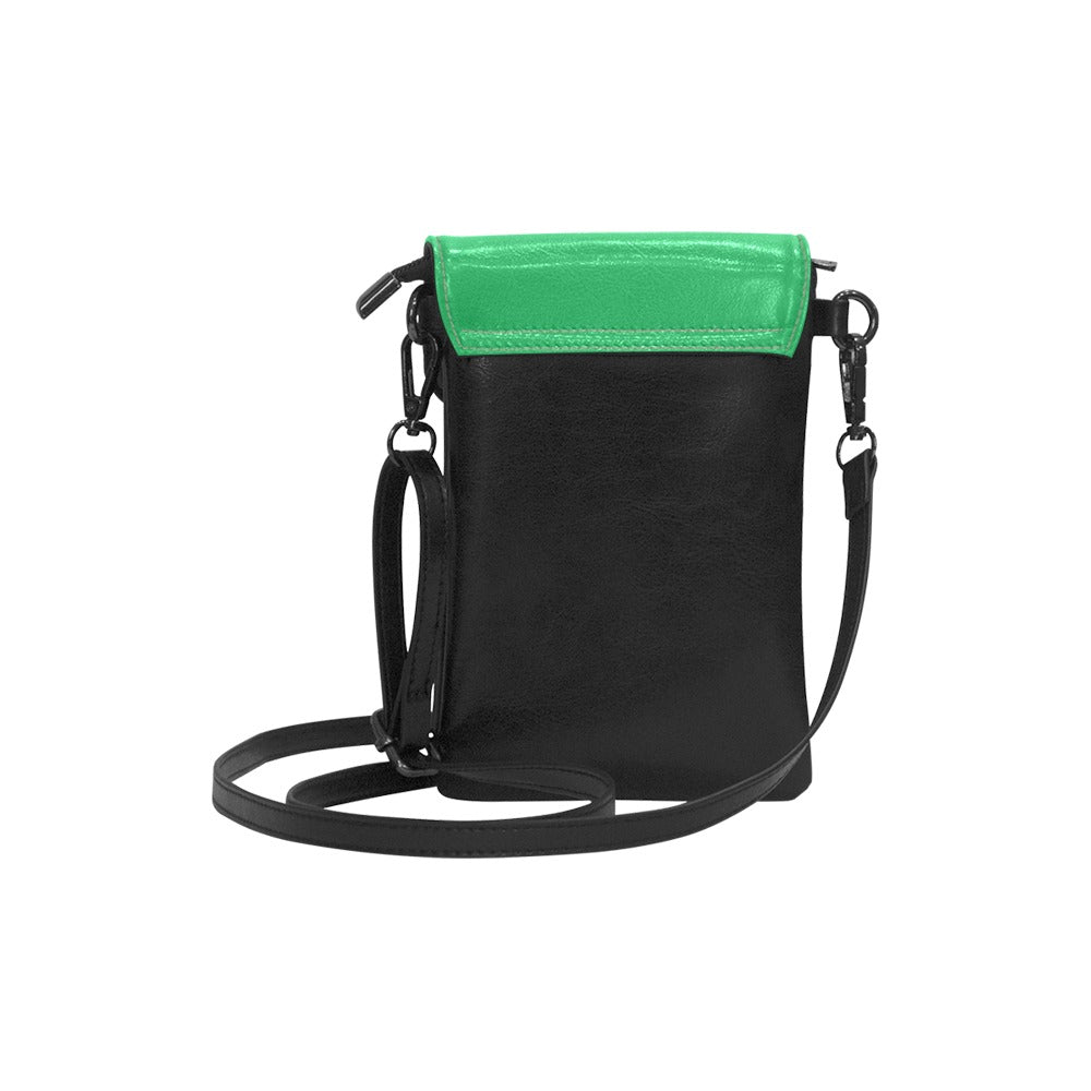 Rattler Green Small Cell Phone Purse