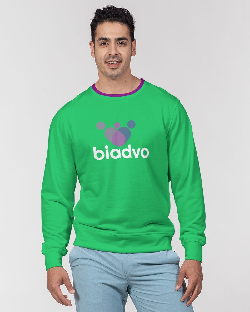 biadvo Men's Classic French Terry Crewneck Pullover