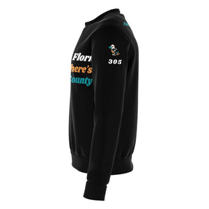 Florida/Miami Sweatshirt Black