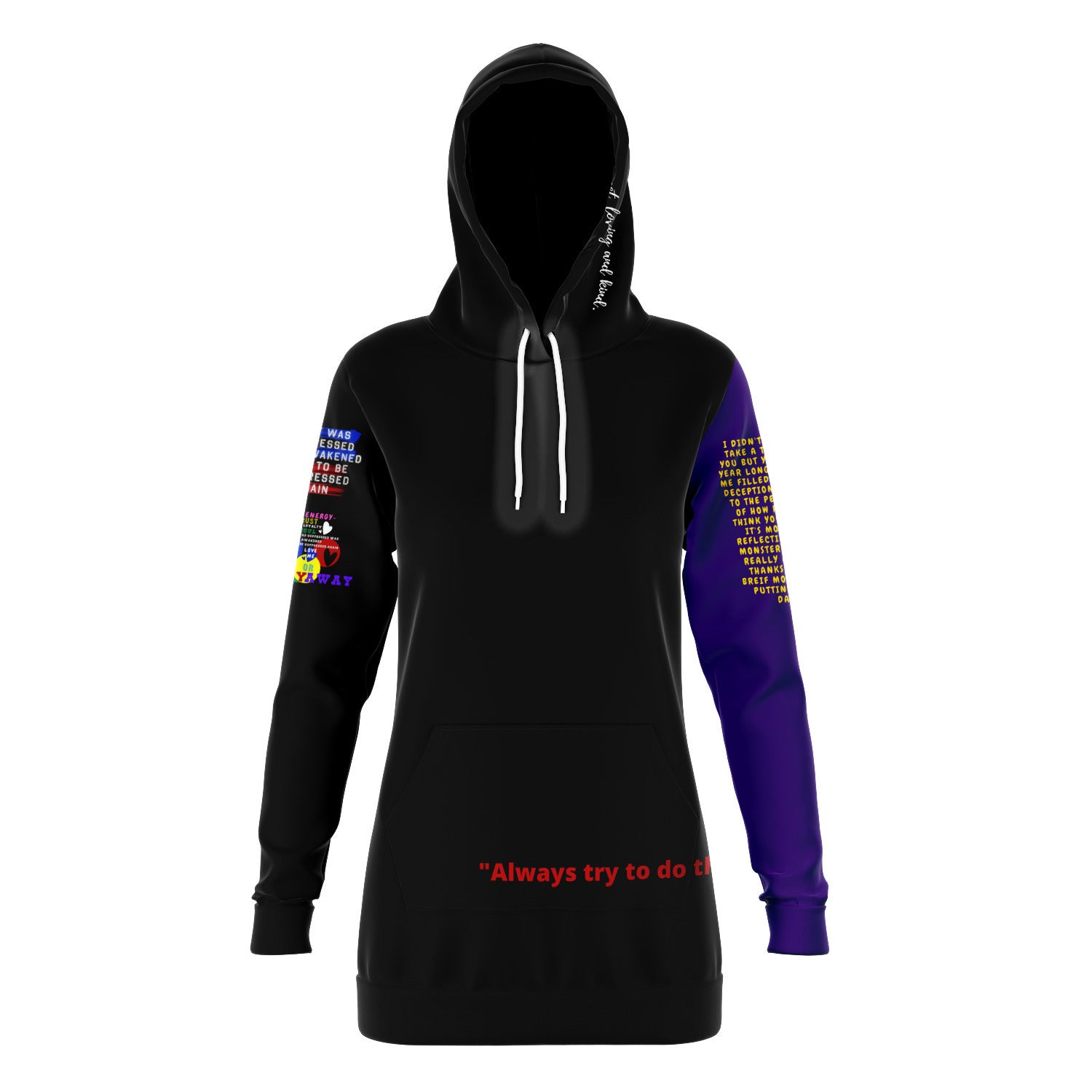 Poetry Slam Hoodie Dress - Updated