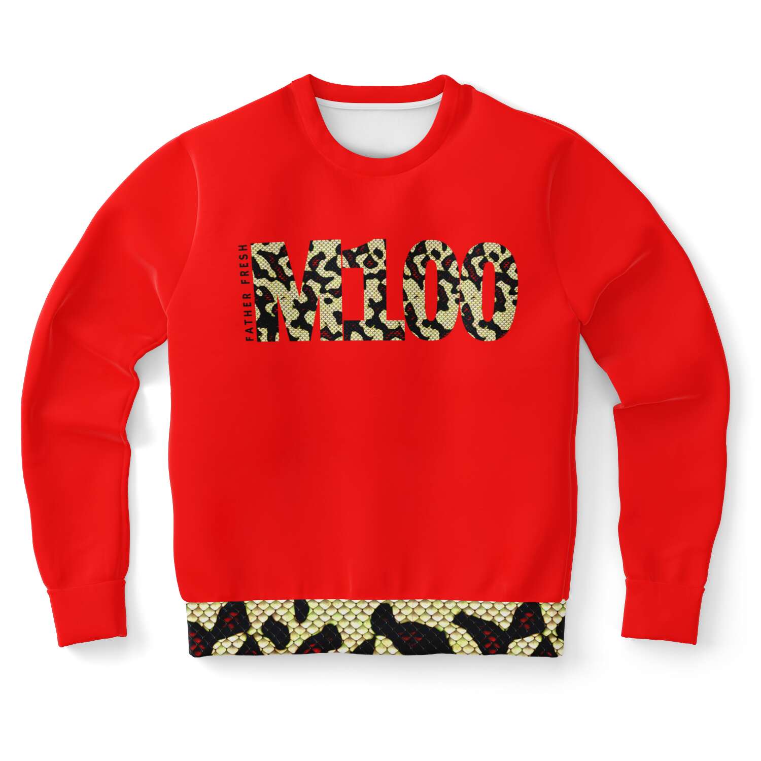 Snake Walk Red Snake Print - Sweatshirt