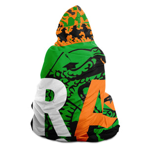 Rattler Nation Green Hoodie Blanket