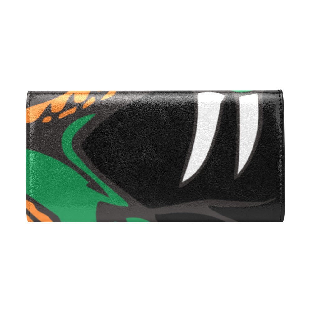 Rattler Black Women's Flap Wallet