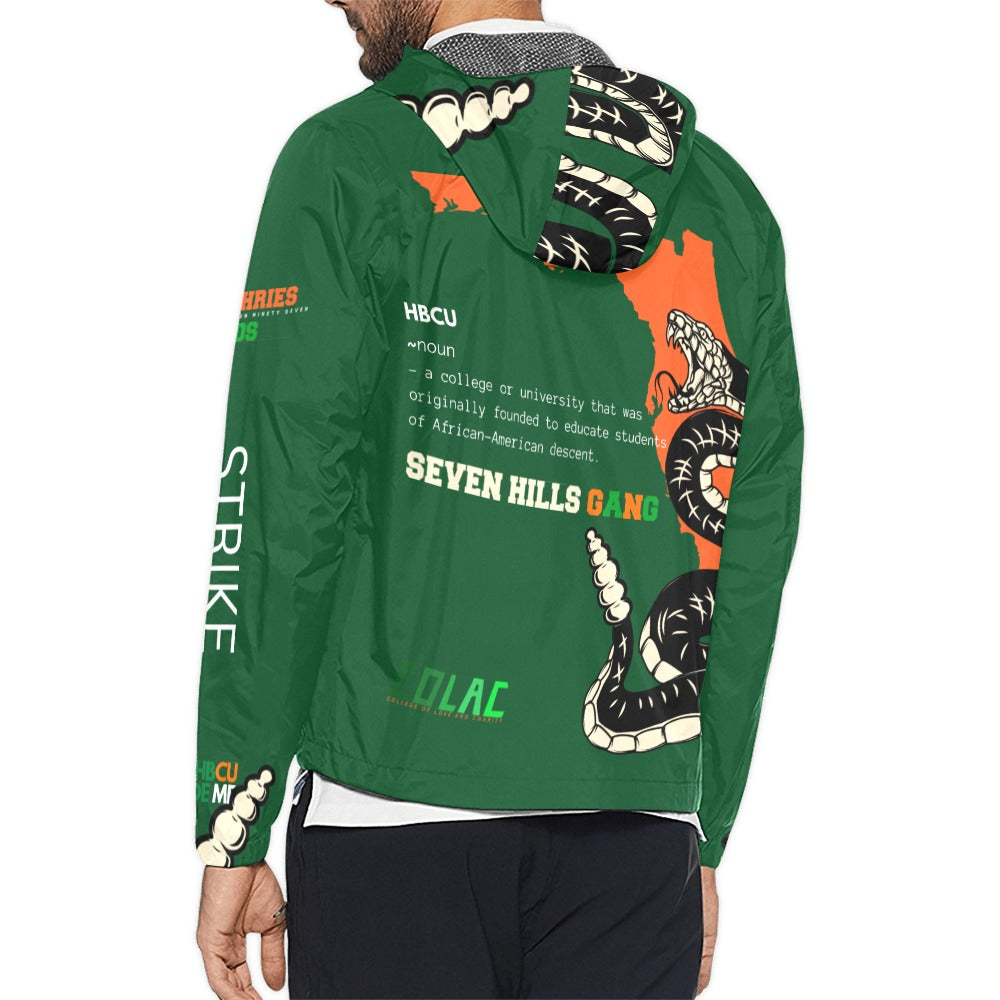 Total Package Rattler Green Unisex Windbreaker