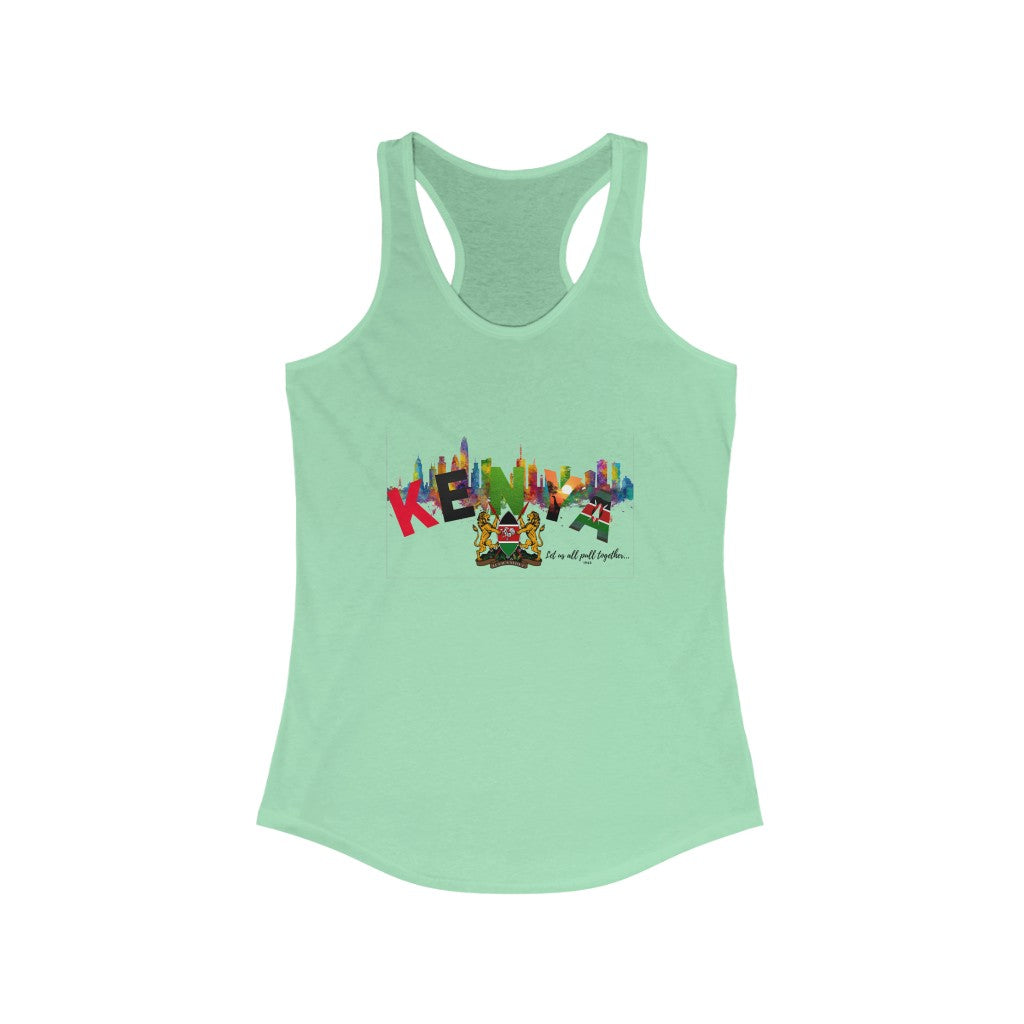 LIMITED EDITION Kenya - Women's Ideal Racerback Tank