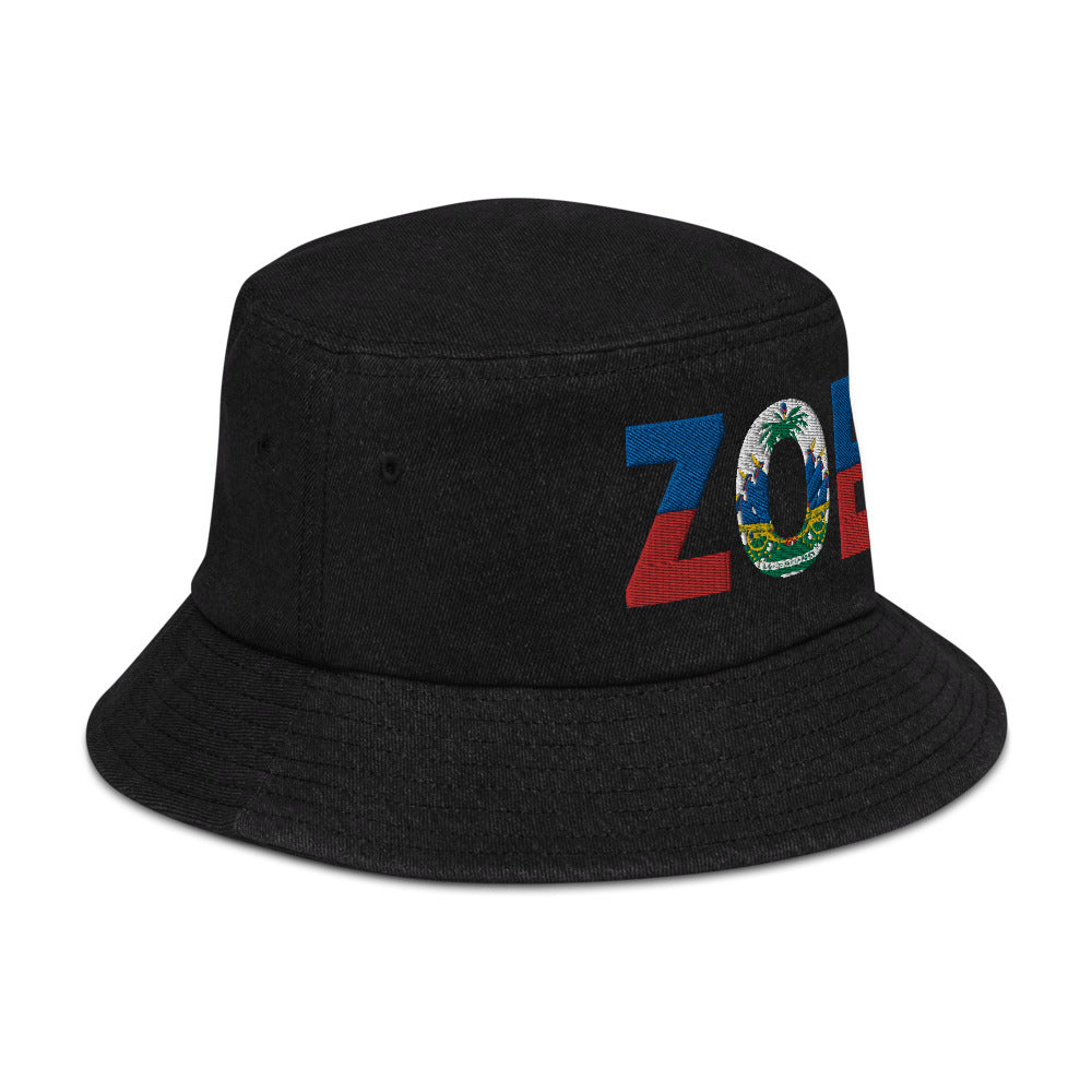 Zoe - Denim bucket hat