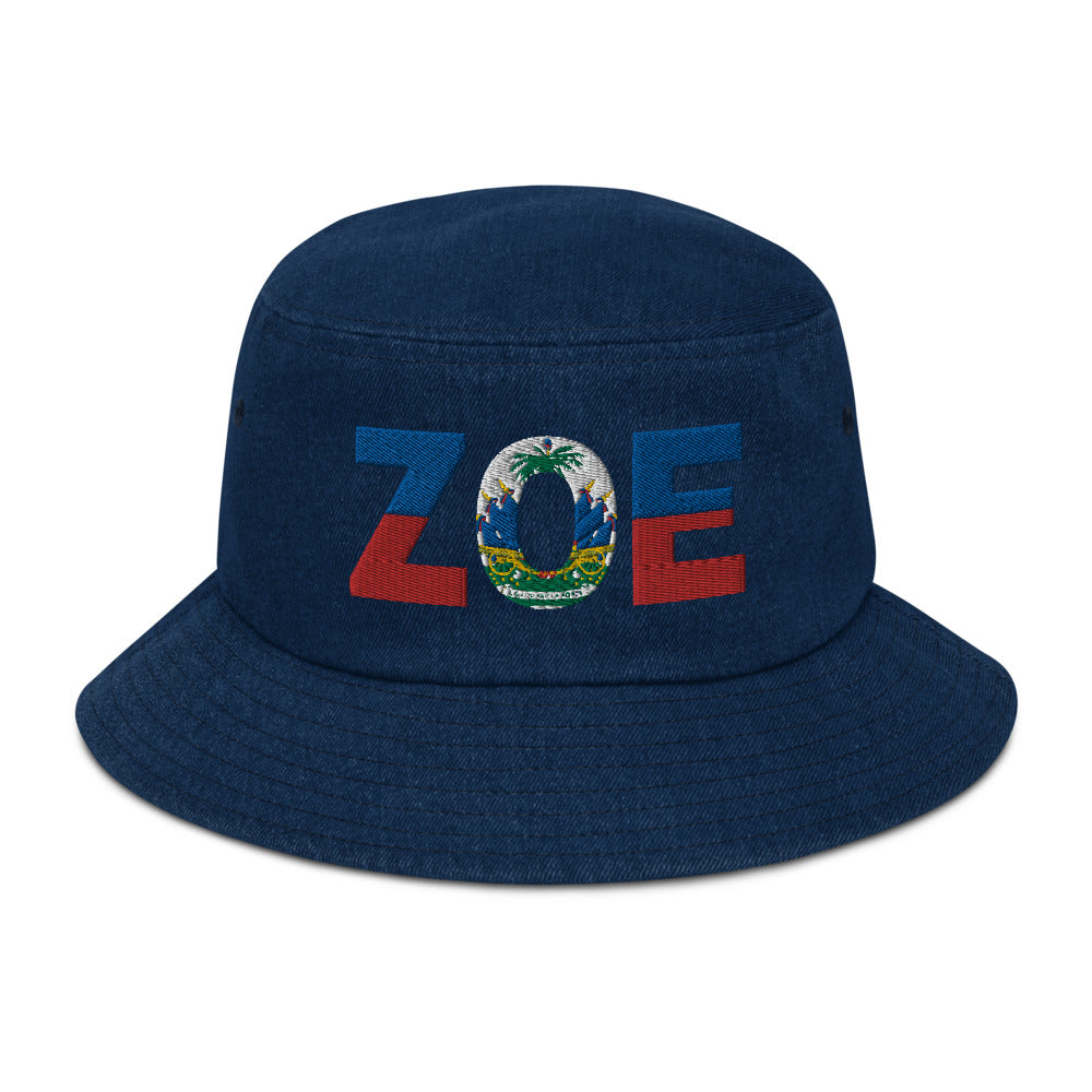 Zoe - Denim bucket hat